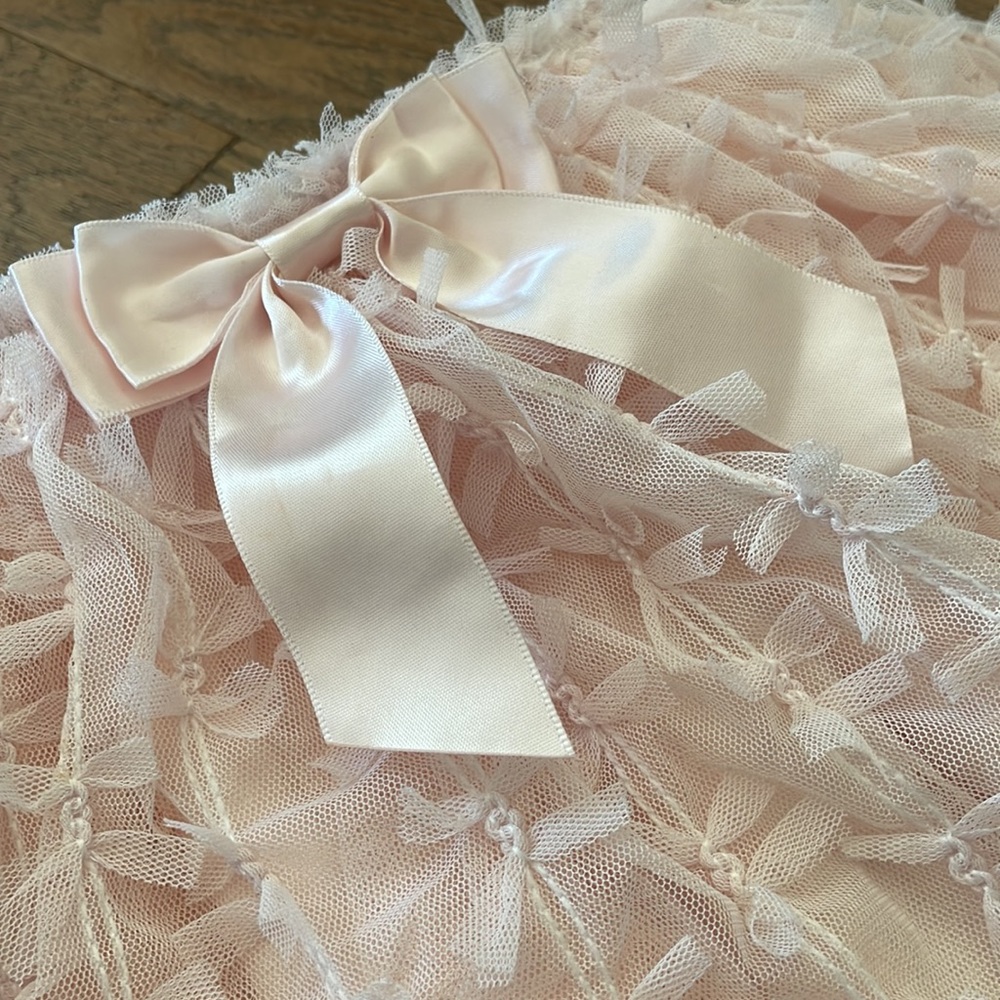 POPATU Girl’s Satin Bow Tulle Skirt - Picture 2 of 3